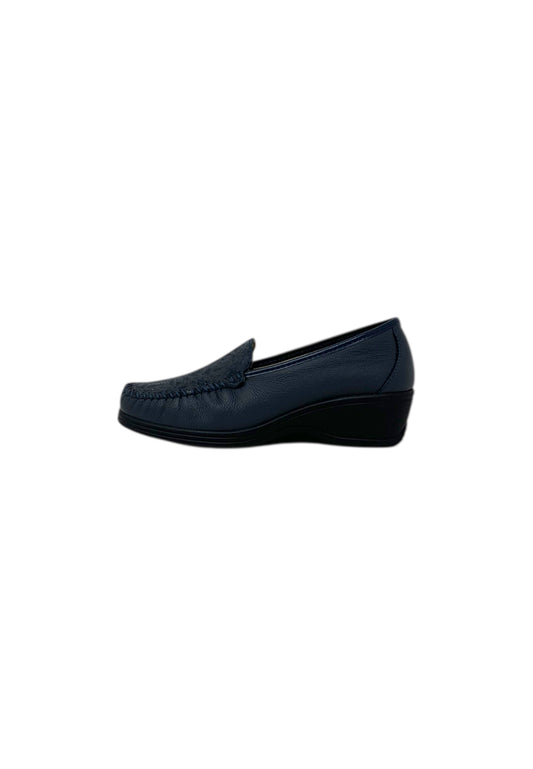 Mocassino comfort 2377 NAPPA BLEU donna