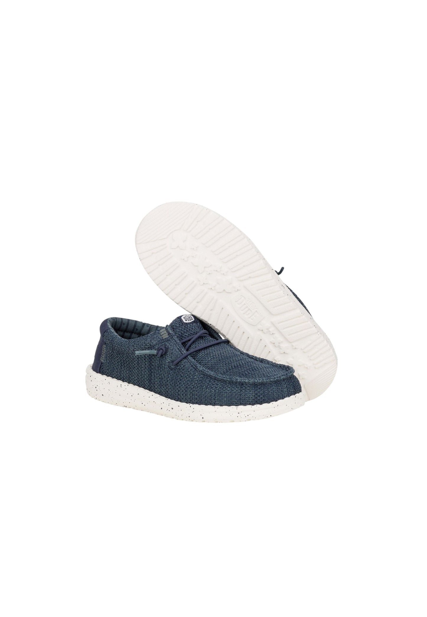 Mocassini HEYDUDE WALLY Y STRETCH SOX 42072-410 NAVY Bambino