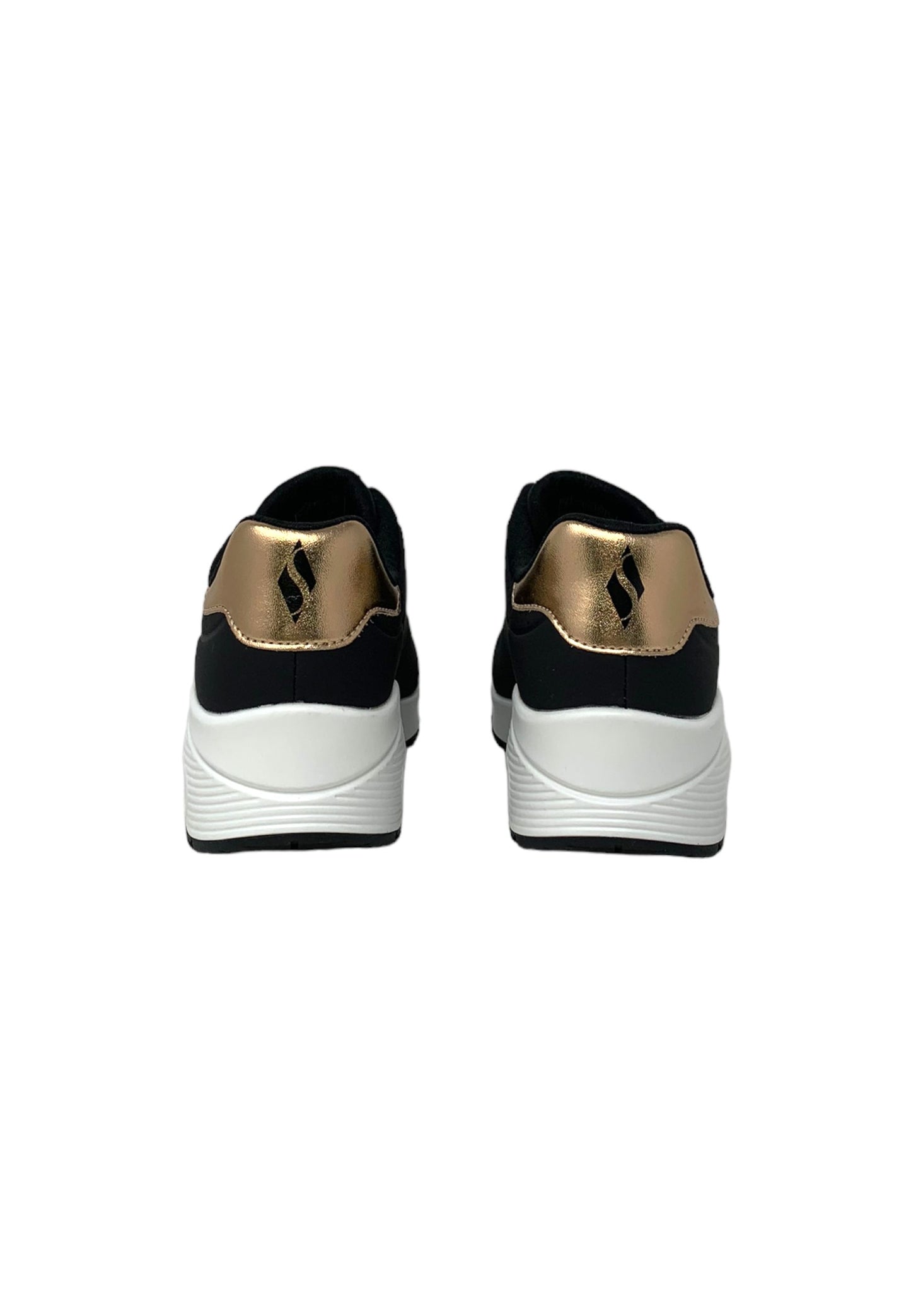 Sneakers SKECHERS Uno - Shimmer away 155196/BLK Donna