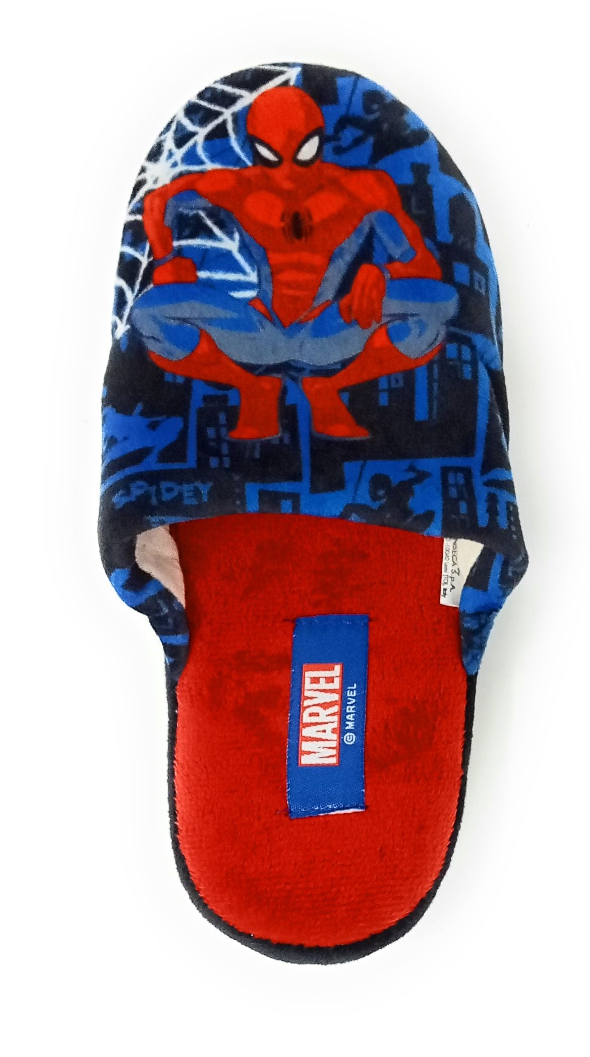 Pantofola spiderman DE FONSECA DE.ROMA K791 BLU bambino