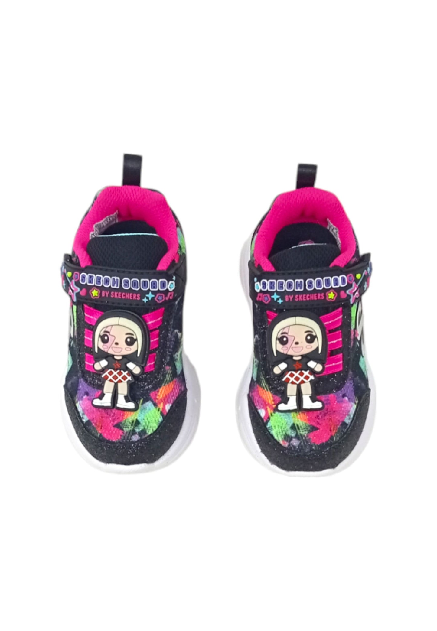 Sneakers SKECHERS Snuggle Sneaks - Skech Squad 302214/BKMT bambina
