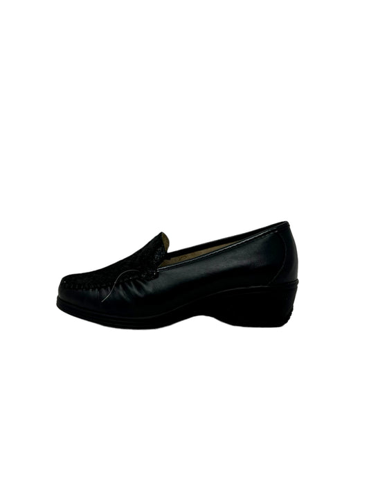 Mocassino linea comoda Stile Di Vita 2363 Nero Donna