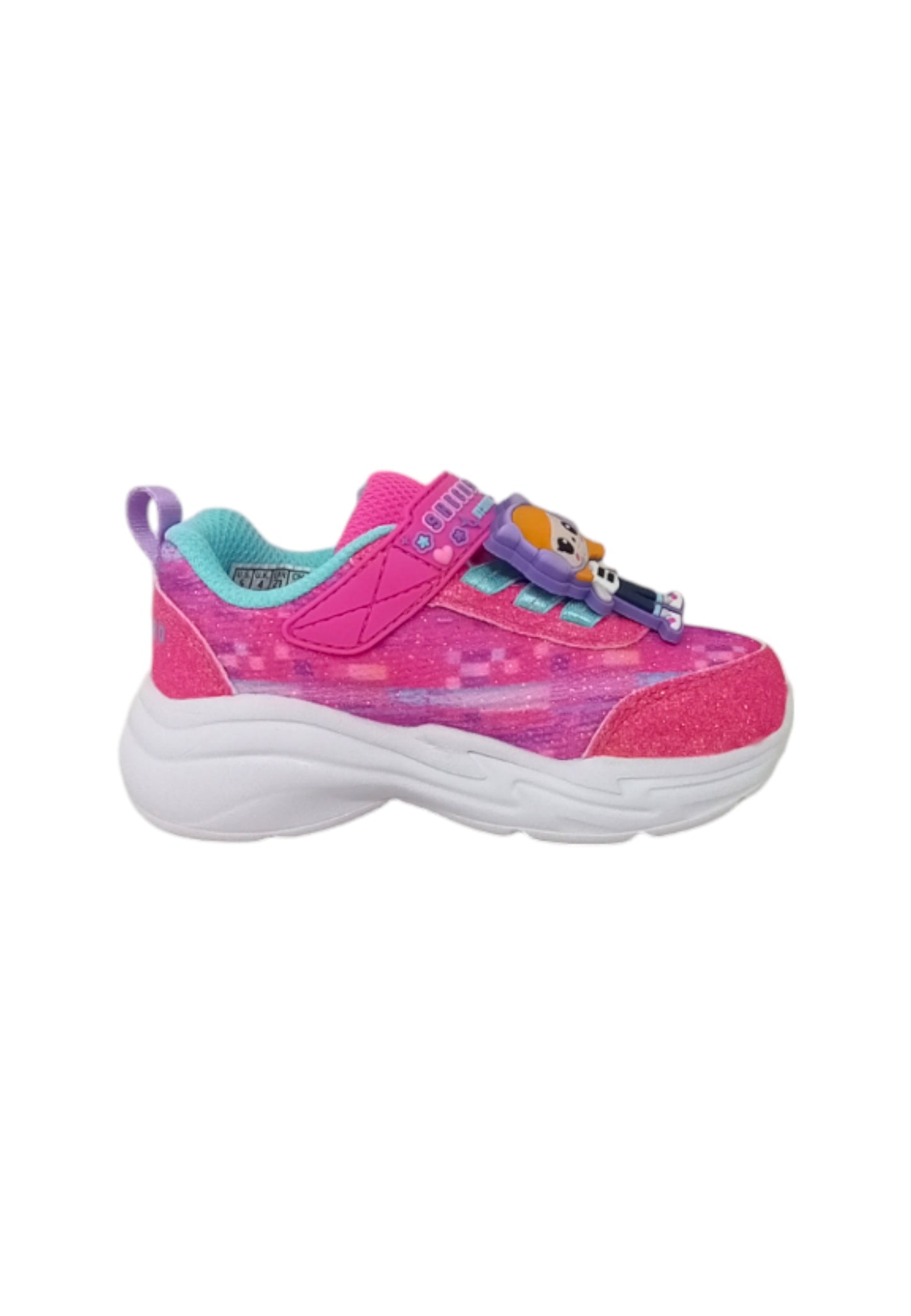 Sneakers SKECHERS Snuggle Sneaks - Skech Squad 302214N/PKMT bambina