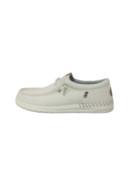 Mocassini HEYDUDE WALLY FYNK NYLON CRAFT 40677-1KA WHT Uomo