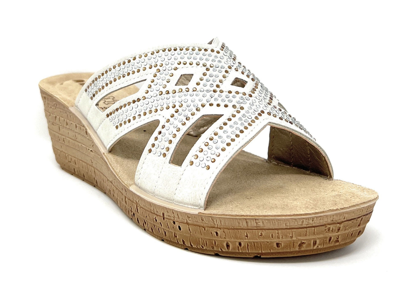 Ciabatta da passeggio INBLU GM000041 GHIACCIO donna