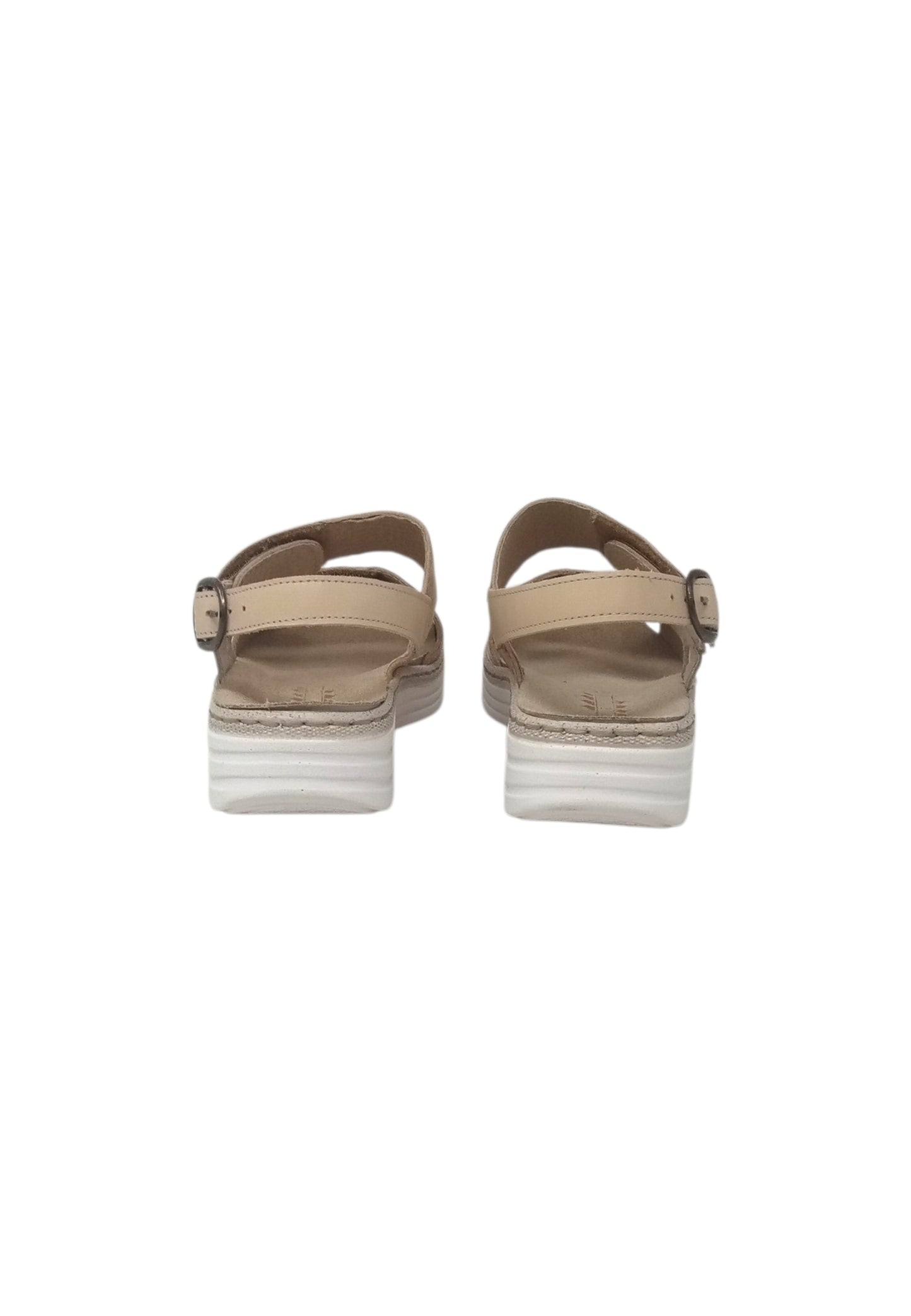 Sandali Linea Comoda Stile di Vita 540035-SDV BEIGE/PLATINO Donna