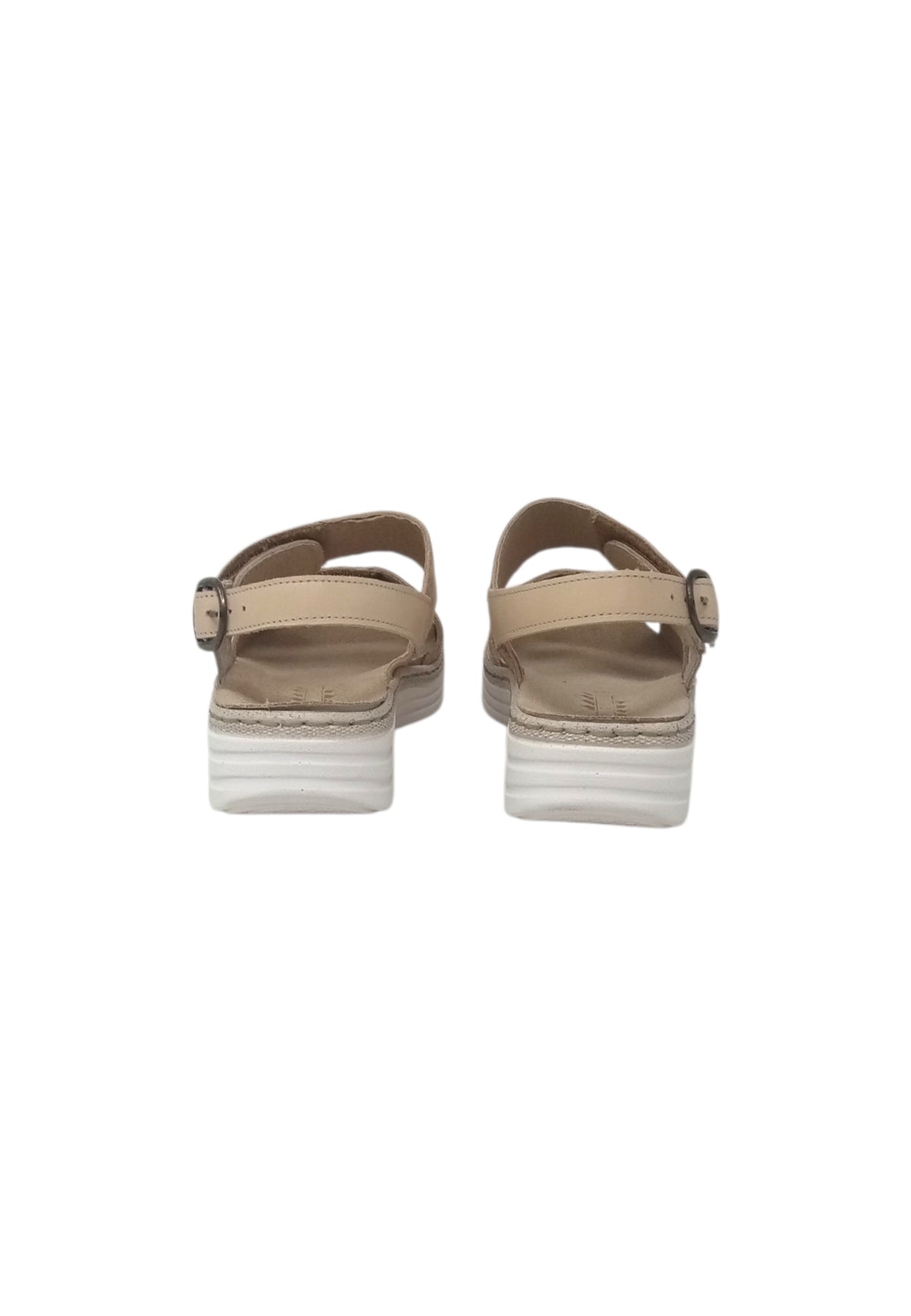 Sandali Linea Comoda Stile di Vita 540035-SDV BEIGE/PLATINO Donna