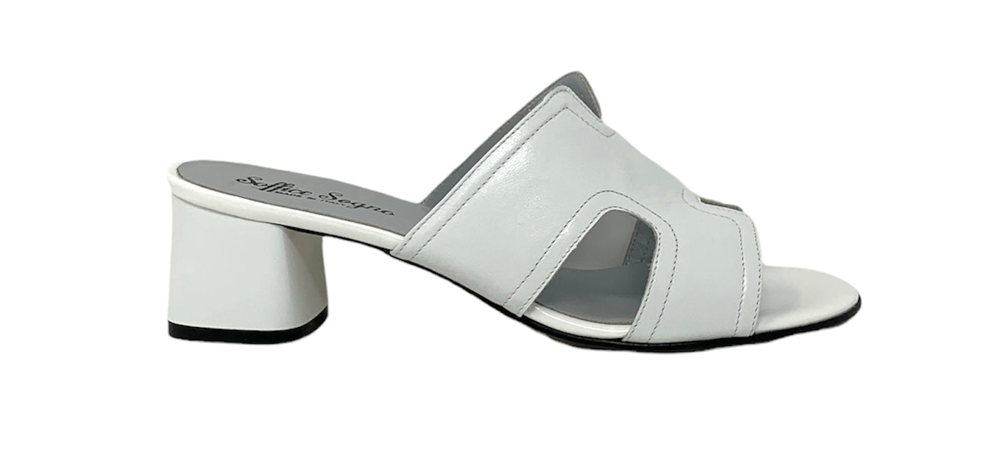 Sandalo col tacco SOFFICE SOGNO 22080 BIANCO donna