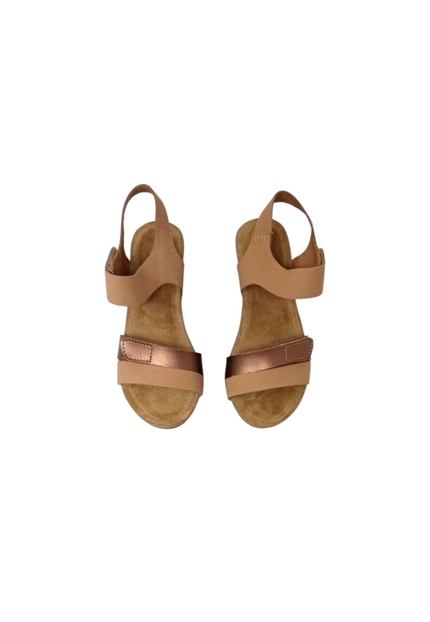 Pantofola con zeppa INBLU EN000026 SABBIA donna