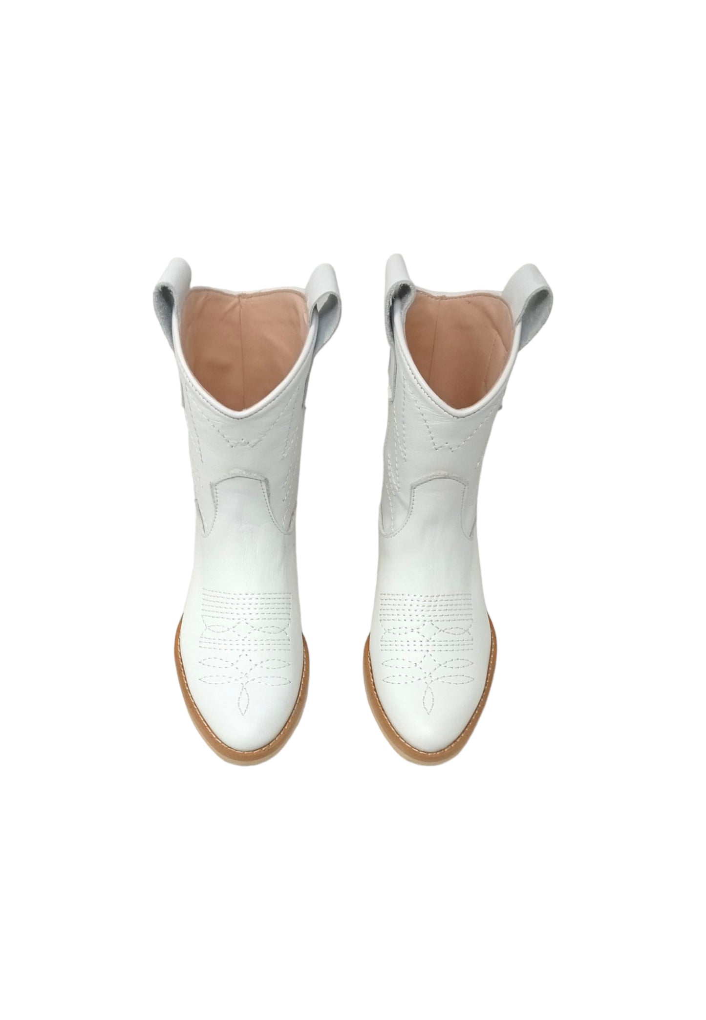 Texani Made In Italy 104 vitello bianco bambina/ragazza