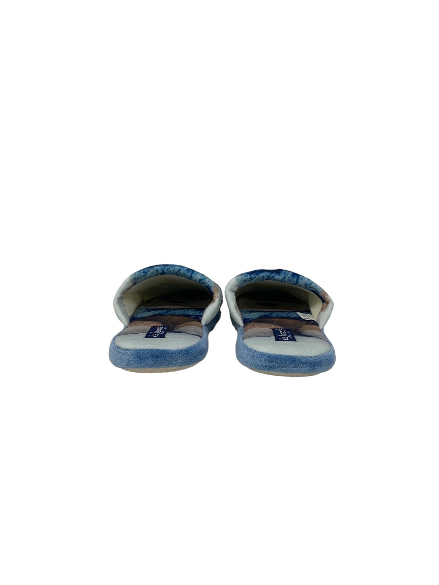 Pantofola da camera DE FONSECA DE.ROMA TOP W829 Azzurro Donna