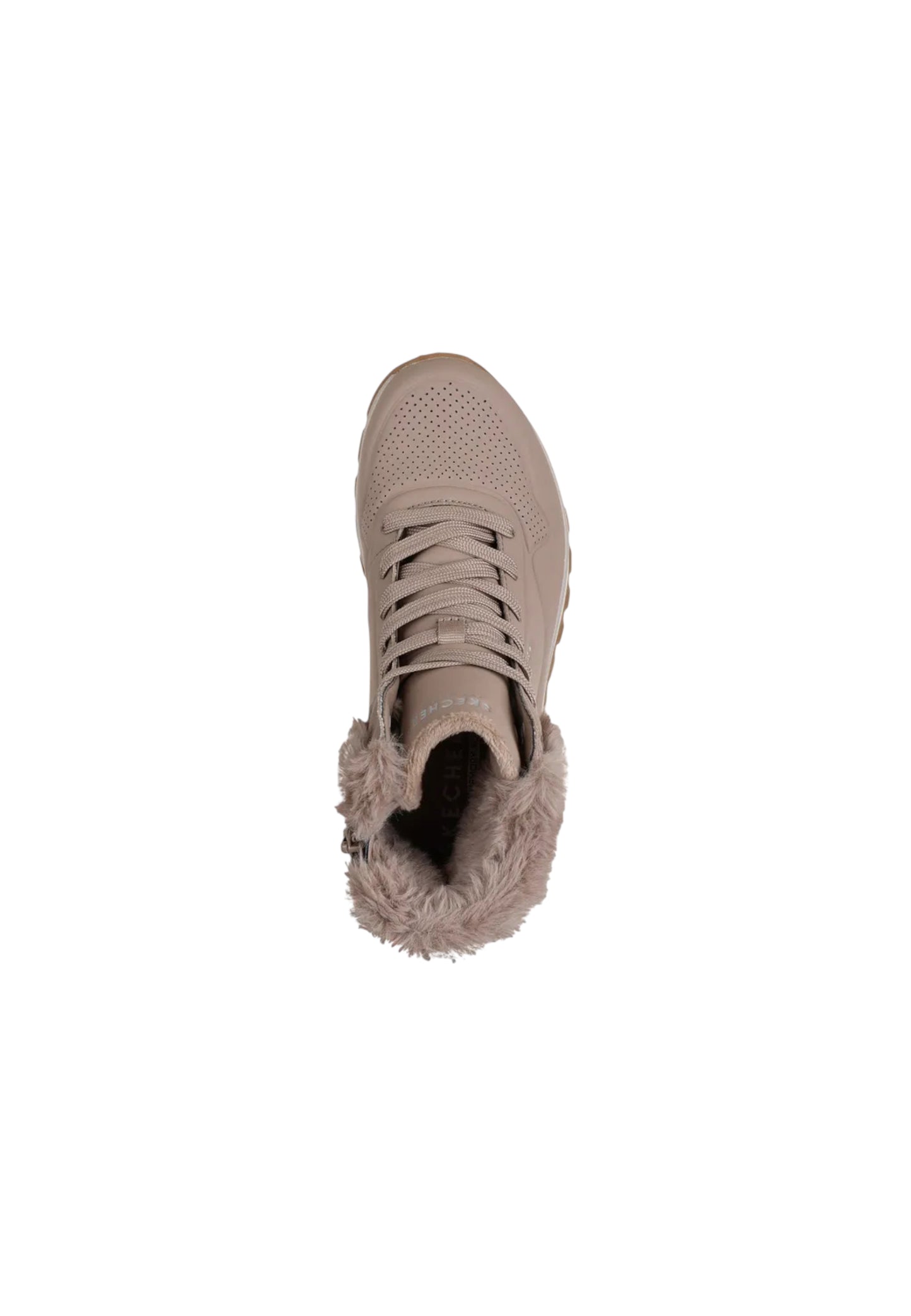 Stivaletto con pelliccia SKECHERS UNO RUGGED - Fall Air 167274/MOC Donna