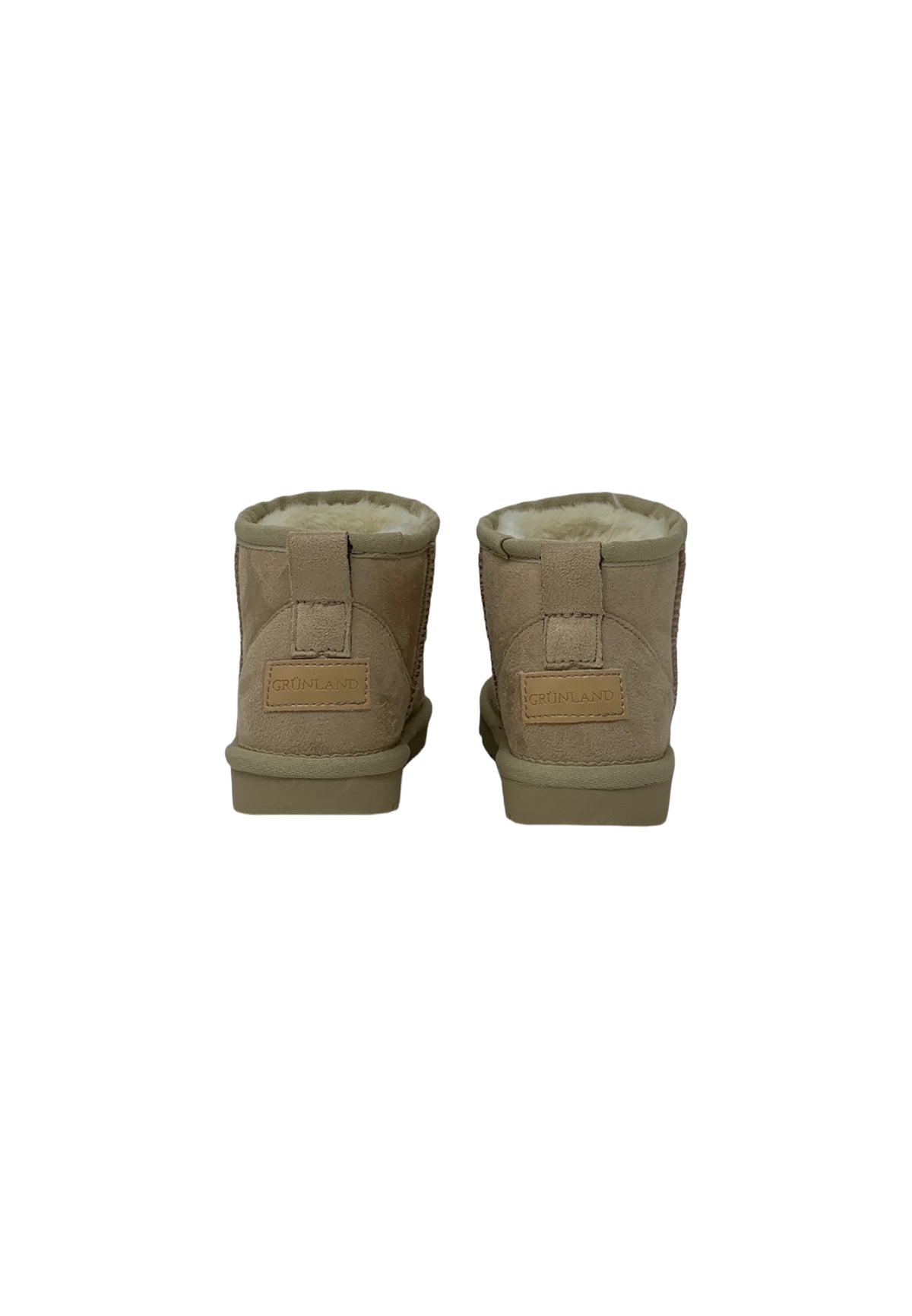 Stivaletto con pelliccia GRUNLAND JR CROMPO2100-I4 BEIGE bambina/ragazza