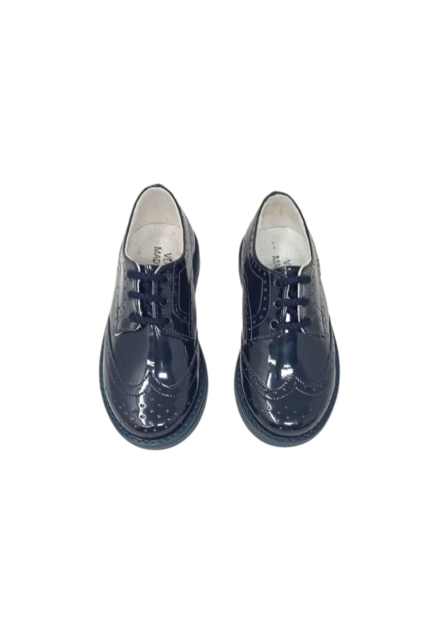 Italia Leone Francesina Bruno Vernice blu bambino