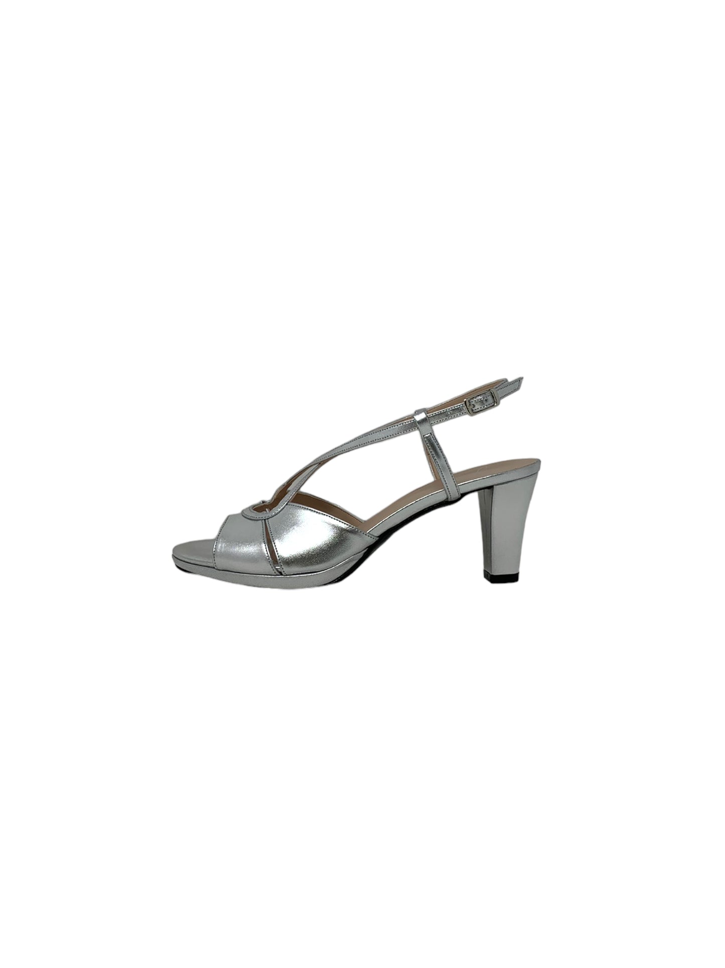 Sandalo col tacco JOEL A540 LIZ FIL ARGENTO donna