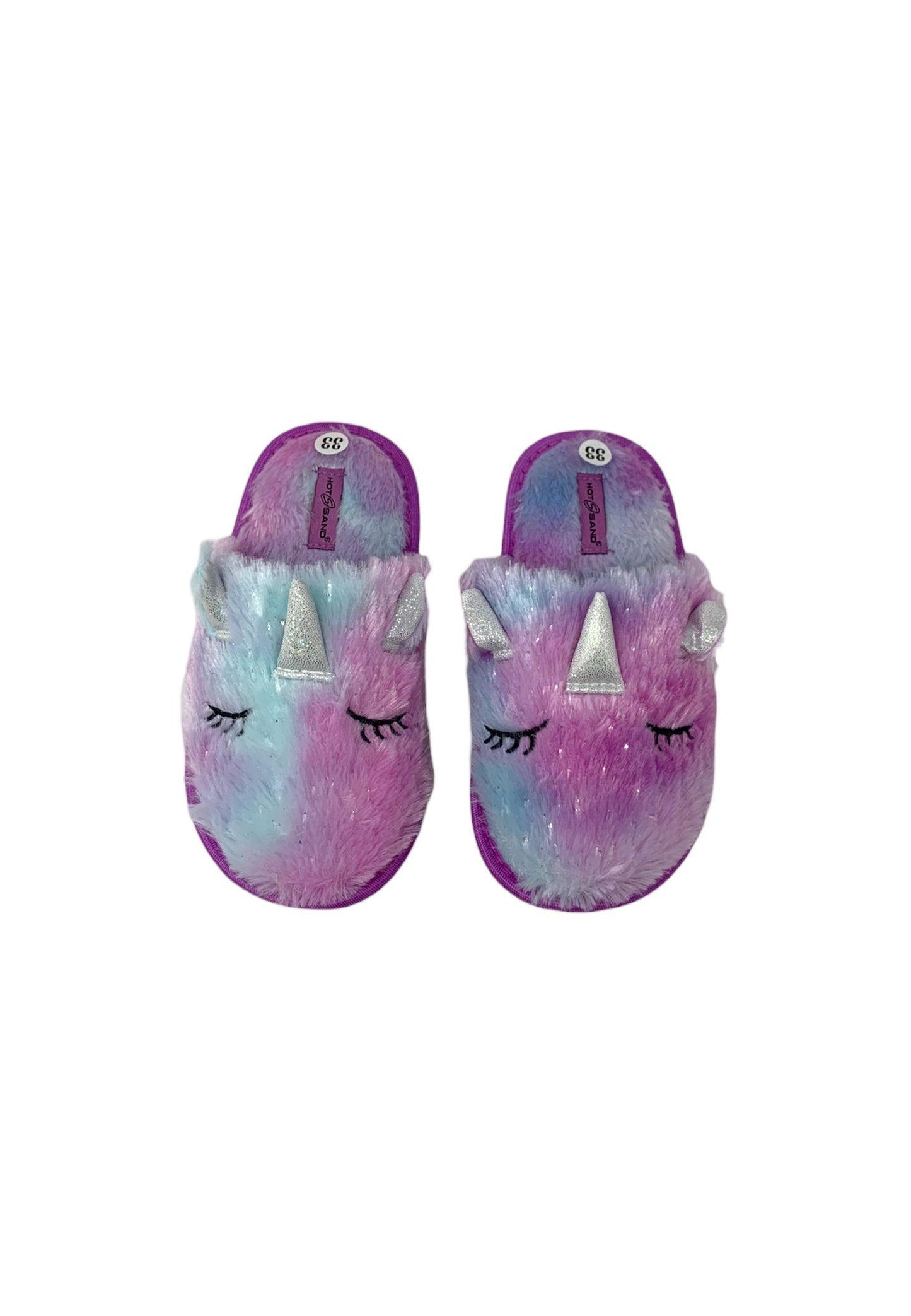 Pantofola unicorno HOTSAND 37009 VIOLA bambina