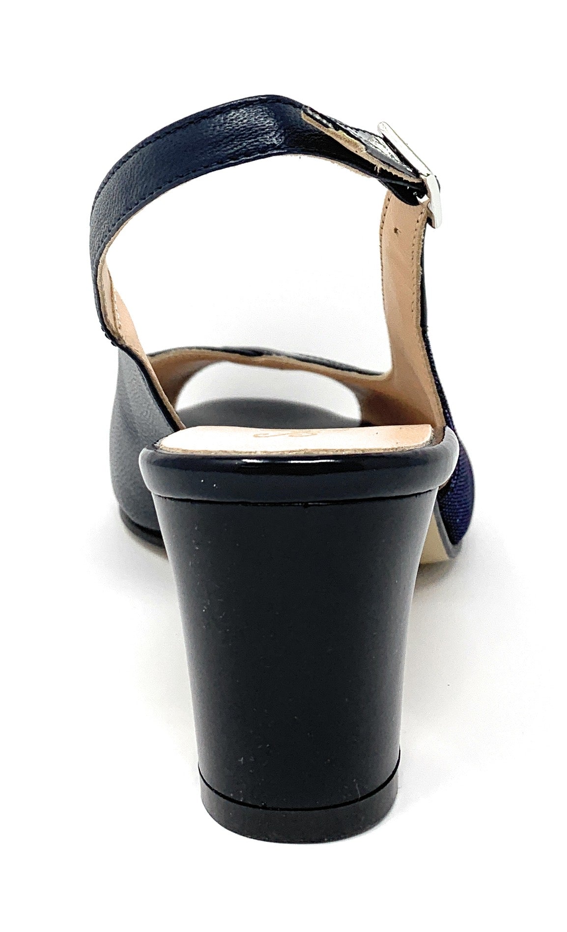 Sandalo col tacco SOFFICE SOGNO 20100 NAPPA BLU donna