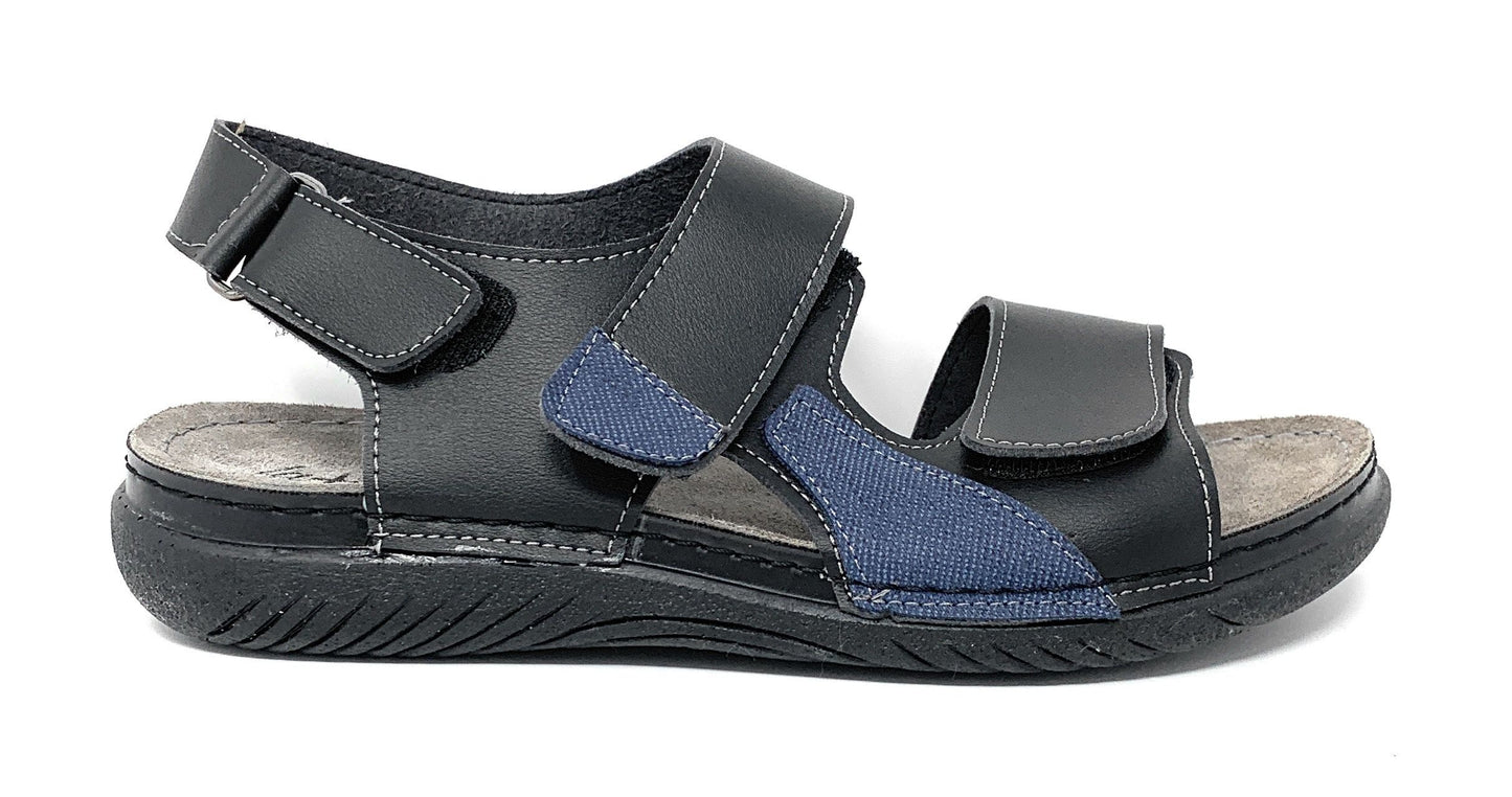 Sandalo DE FONSECA ARONA E M800BX NERO uomo