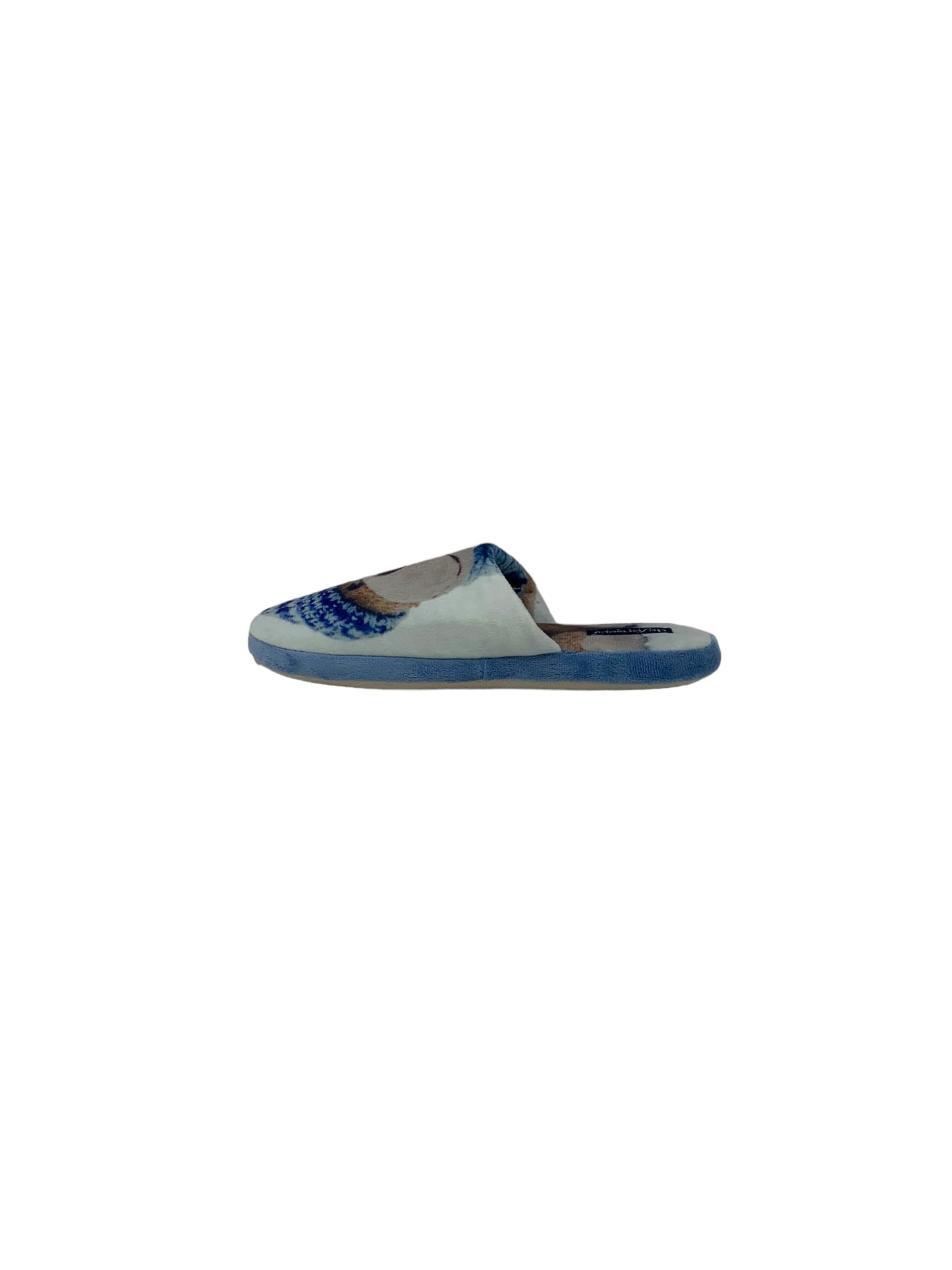 Pantofola da camera DE FONSECA DE.ROMA TOP W829 Azzurro Donna