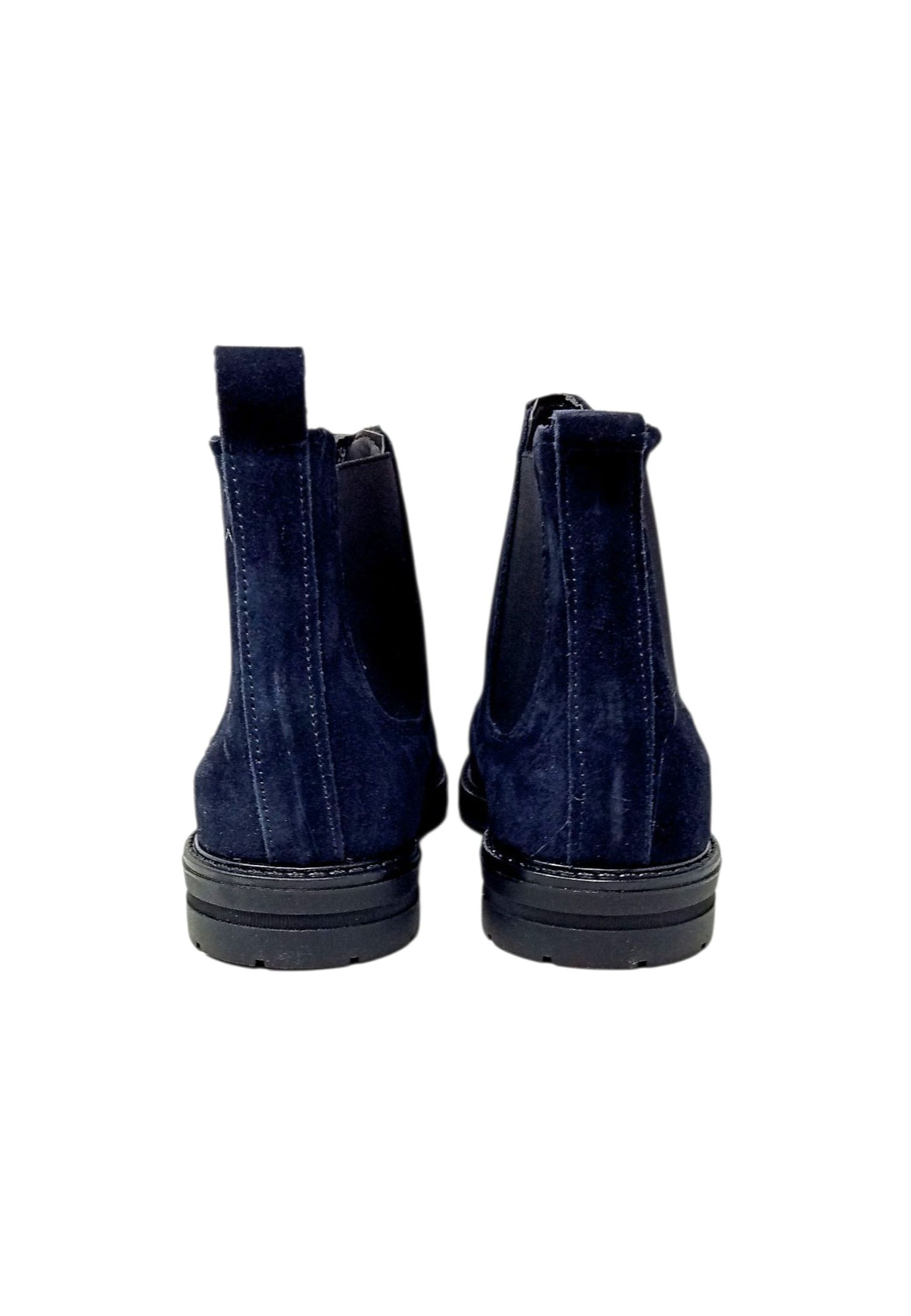 Italia Leone Stivaletto chelsea 0870 camoscio blu uomo