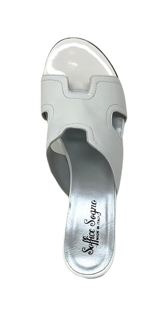 Sandalo col tacco SOFFICE SOGNO 22080 BIANCO donna