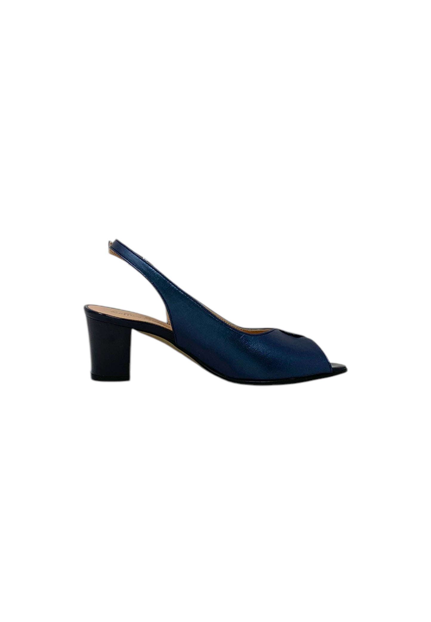 Sandali con tacco SOFFICE SOGNO E5T60C2 perlato blu donna