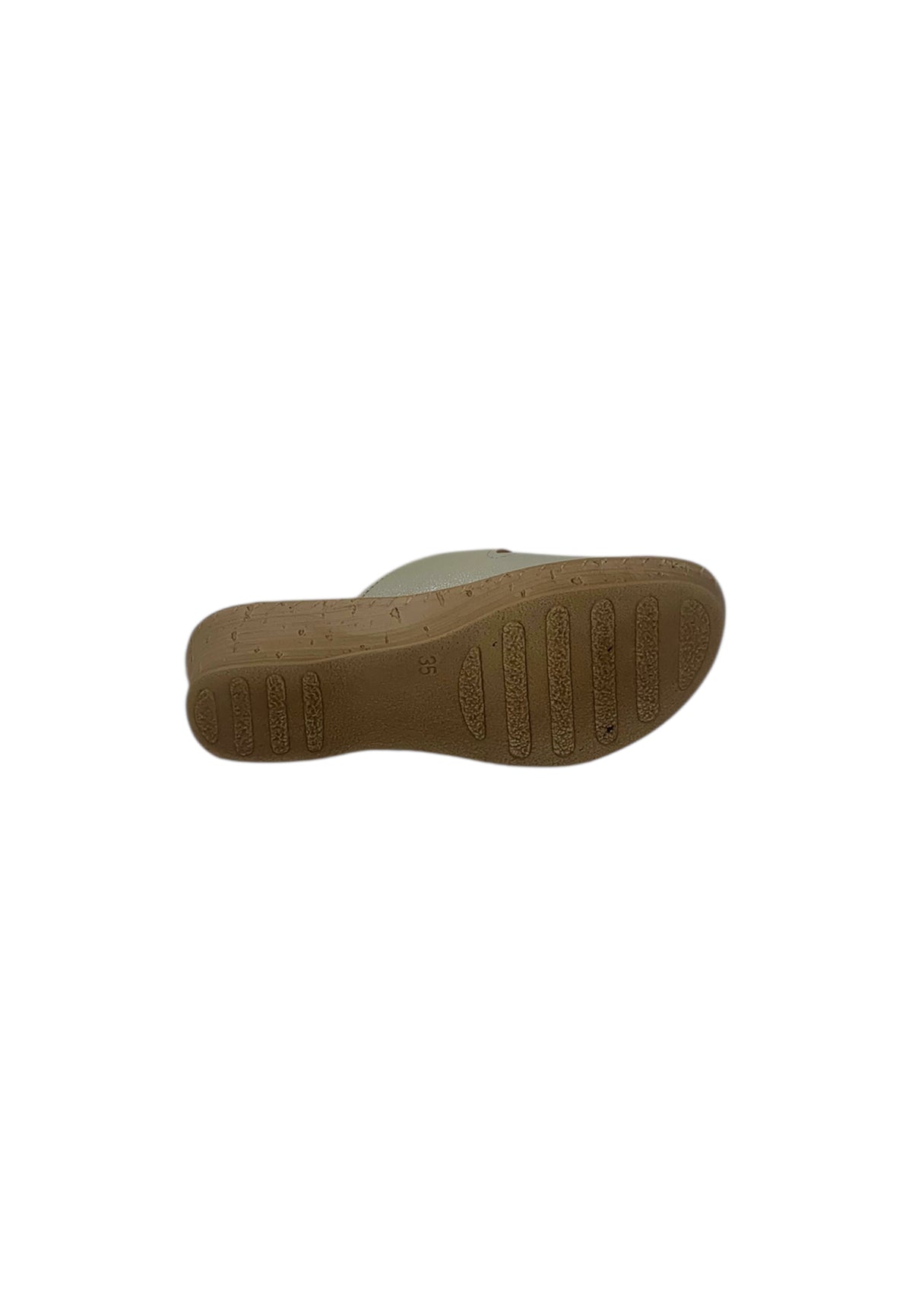 Ciabatta INBLU 26000093 PLATINO donna