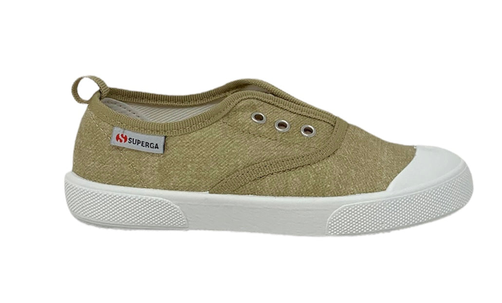 Scarpa modello Slip On SUPERGA S21T758 VERDE BAMBINO