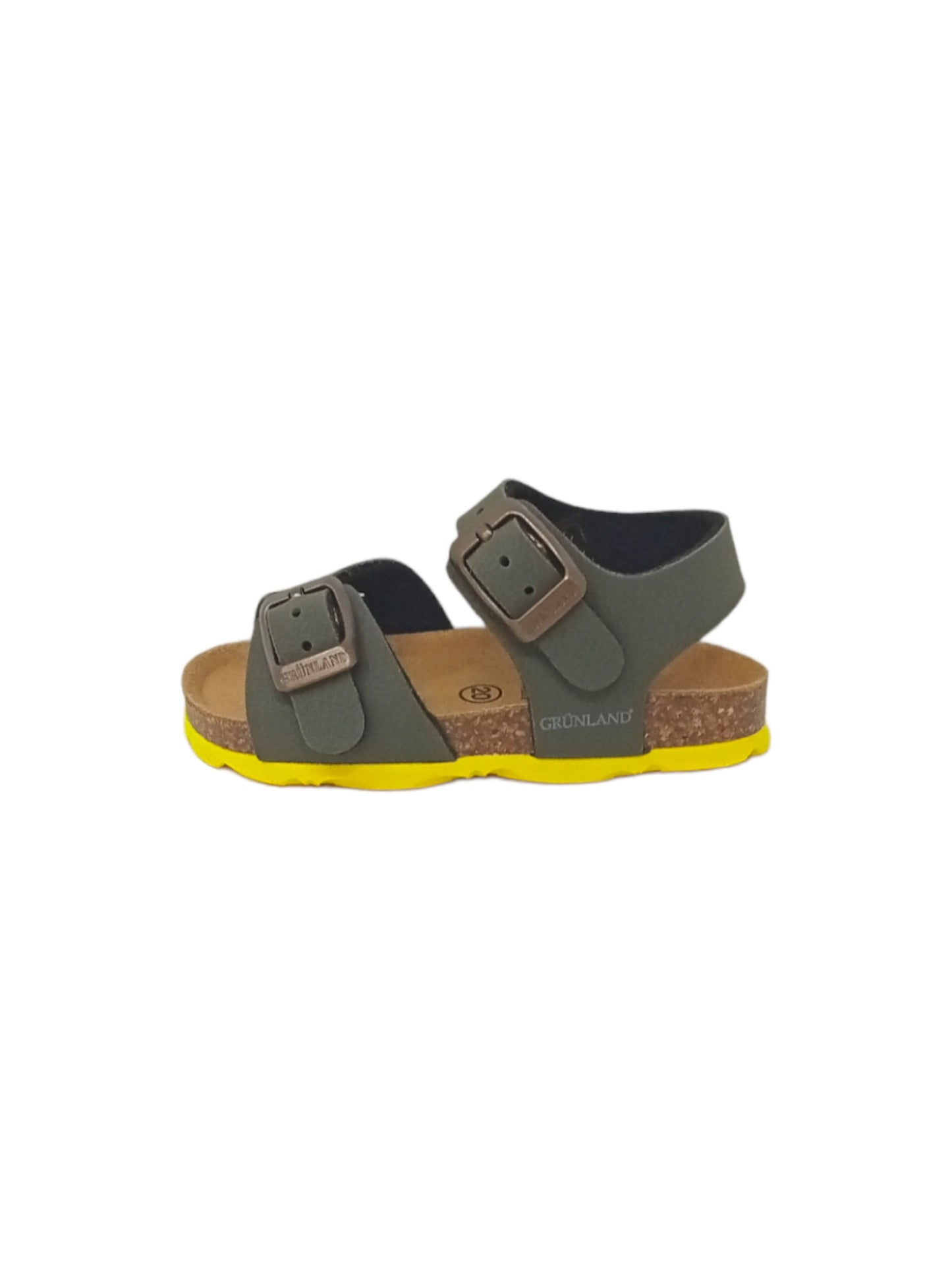 Sandalo GRUNLAND Junior ARIA SB0025-40 OLIVA/GIALLO Bambino