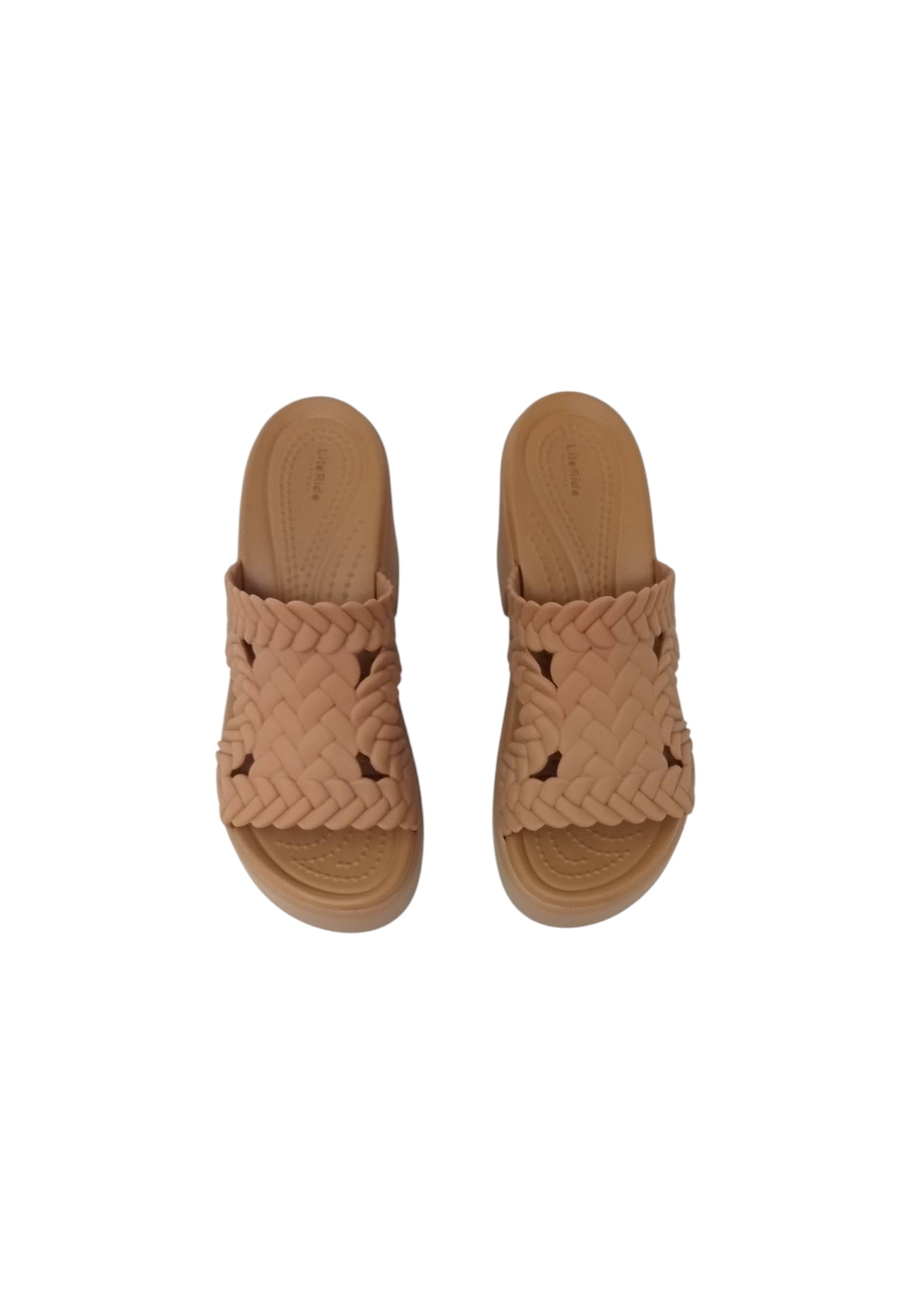 Sandalo CROCS BROOKLYN WOVEN SLIDE HEEL 209979-2EY donna