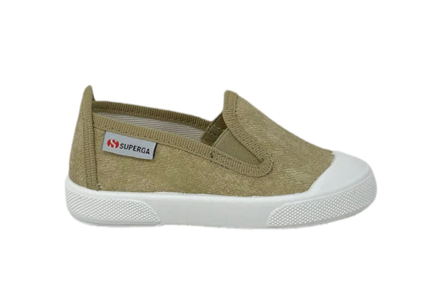 Scarpa modello Slip On SUPERGA S21T759 VERDE BAMBINO
