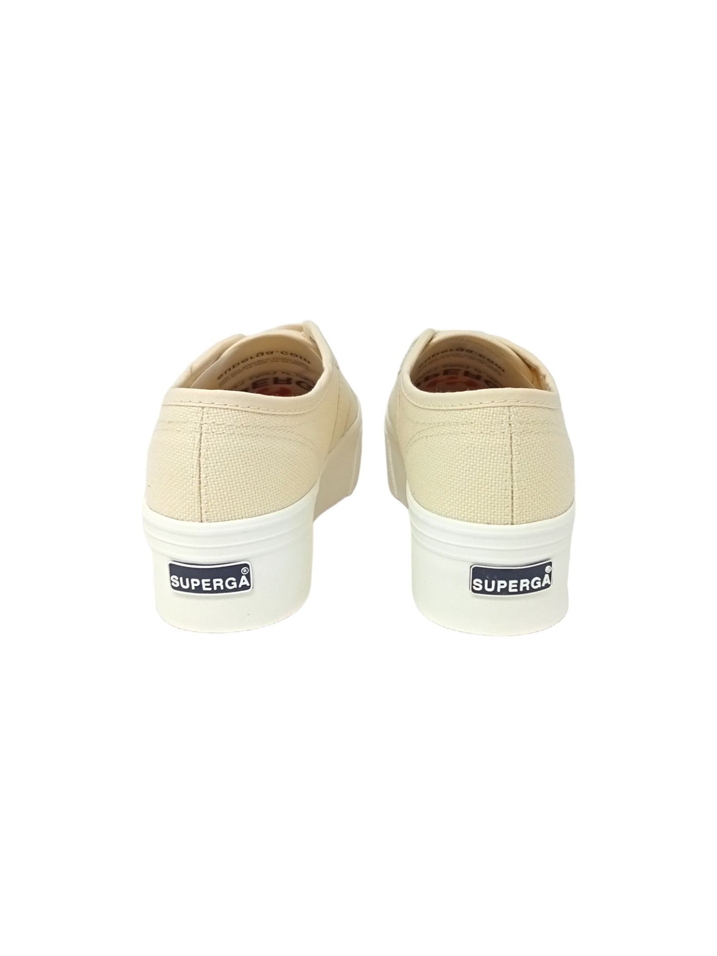 Sneaker SUPERGA 2790 PLATFORM S9111LW AKJ BEIGE Donna