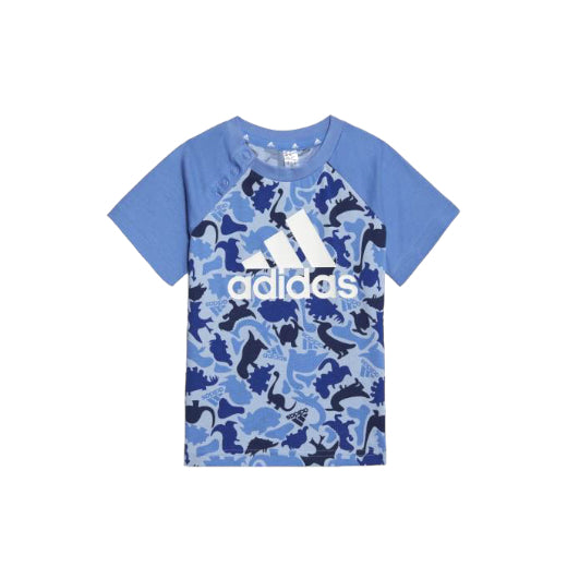 Completo T-shirt e Short Adidas HR5875 bambina
