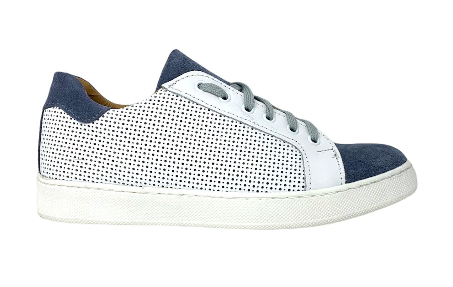 Scarpa da passeggio BKS 6141 Cam.Jeans/Bianco uomo