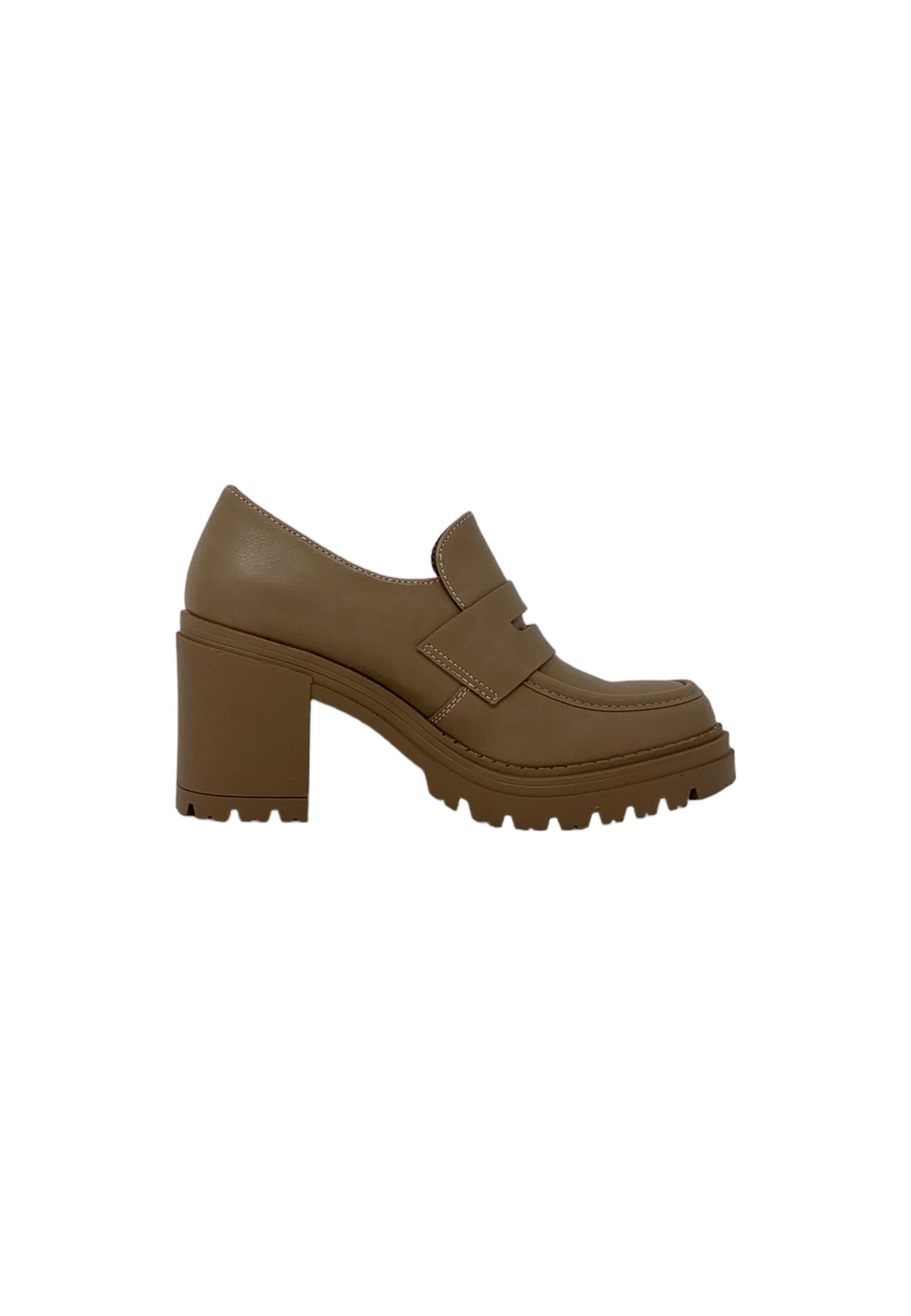 Mocassino con tacco XTI 141682 taupe donna