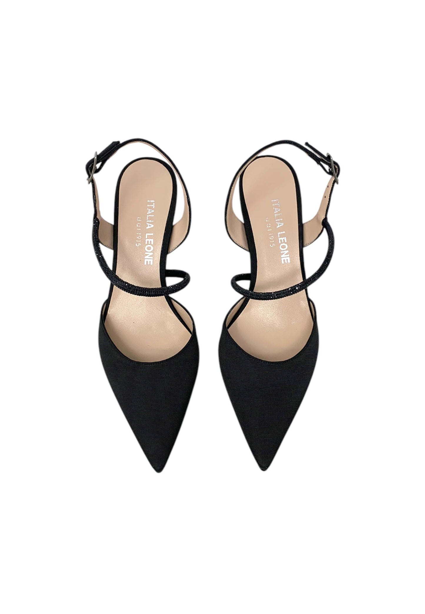 Italia Leone Decolleté 1162 kroche nero Donna