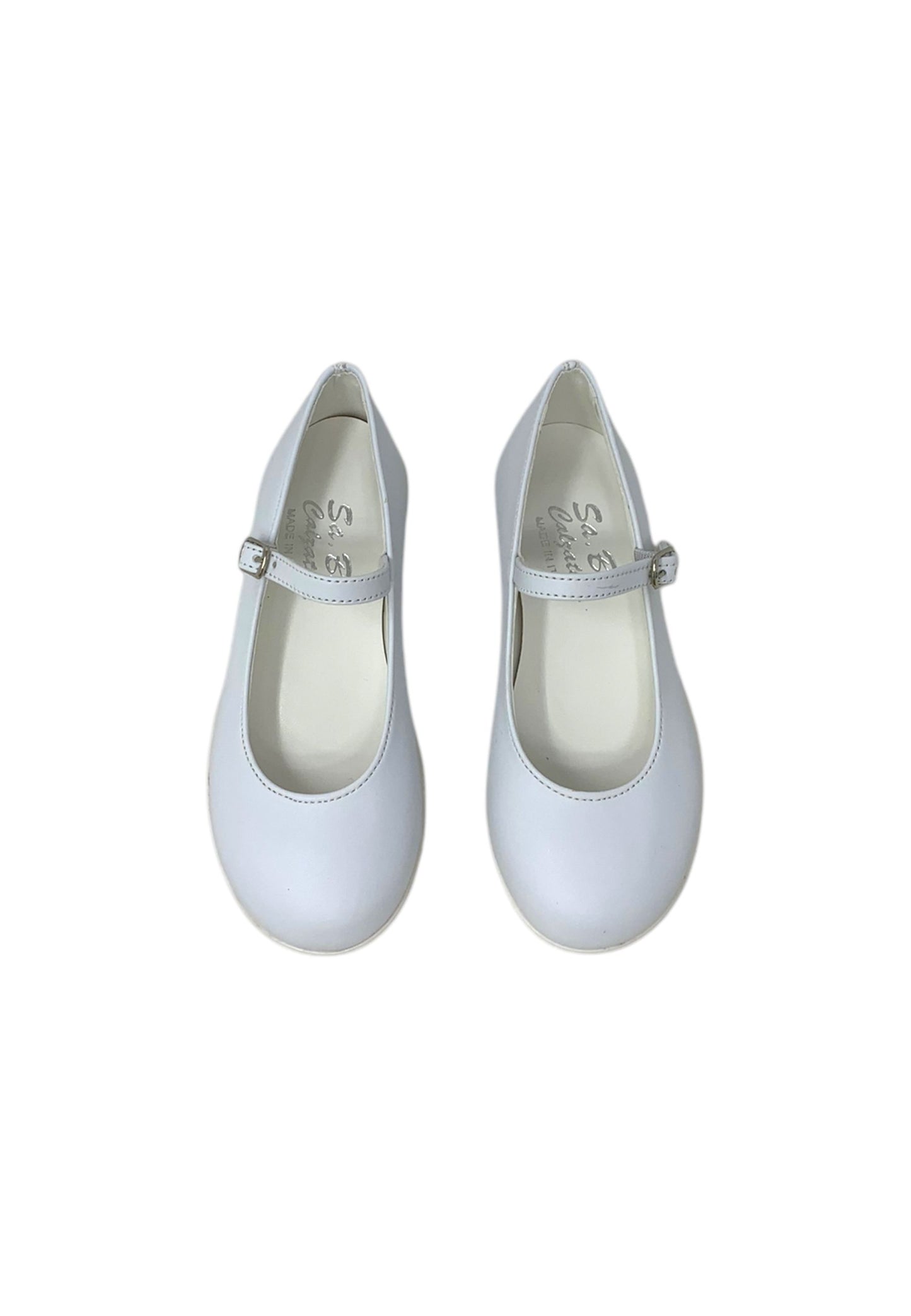 Ballerine Sa.Ba. Calzature 296 BIANCO PELLE bambina/ragazza