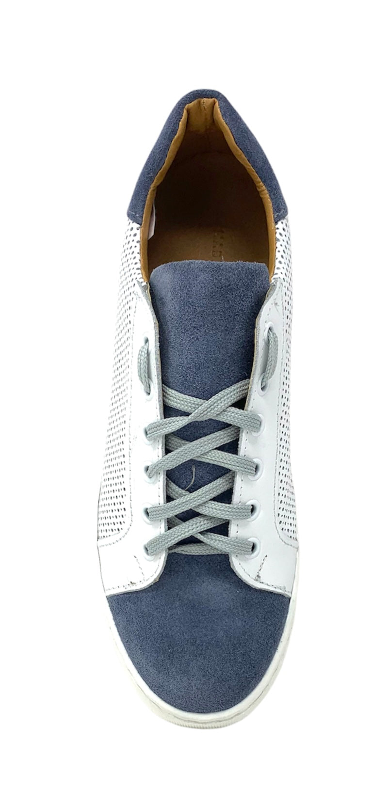 Scarpa da passeggio BKS 6141 Cam.Jeans/Bianco uomo