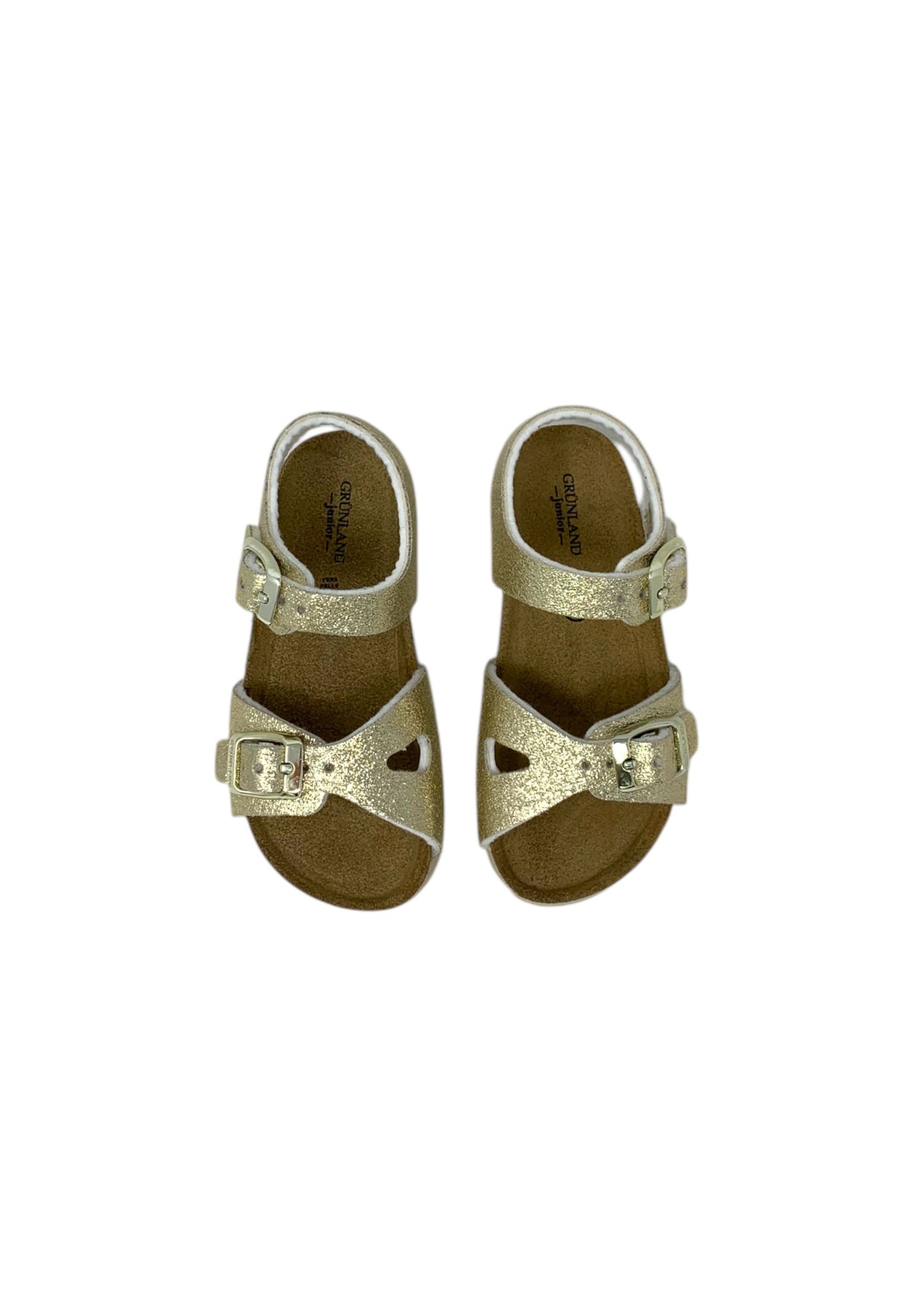 Sandali GRUNLAND Junior ARIA SB1151-40 platino Bambina