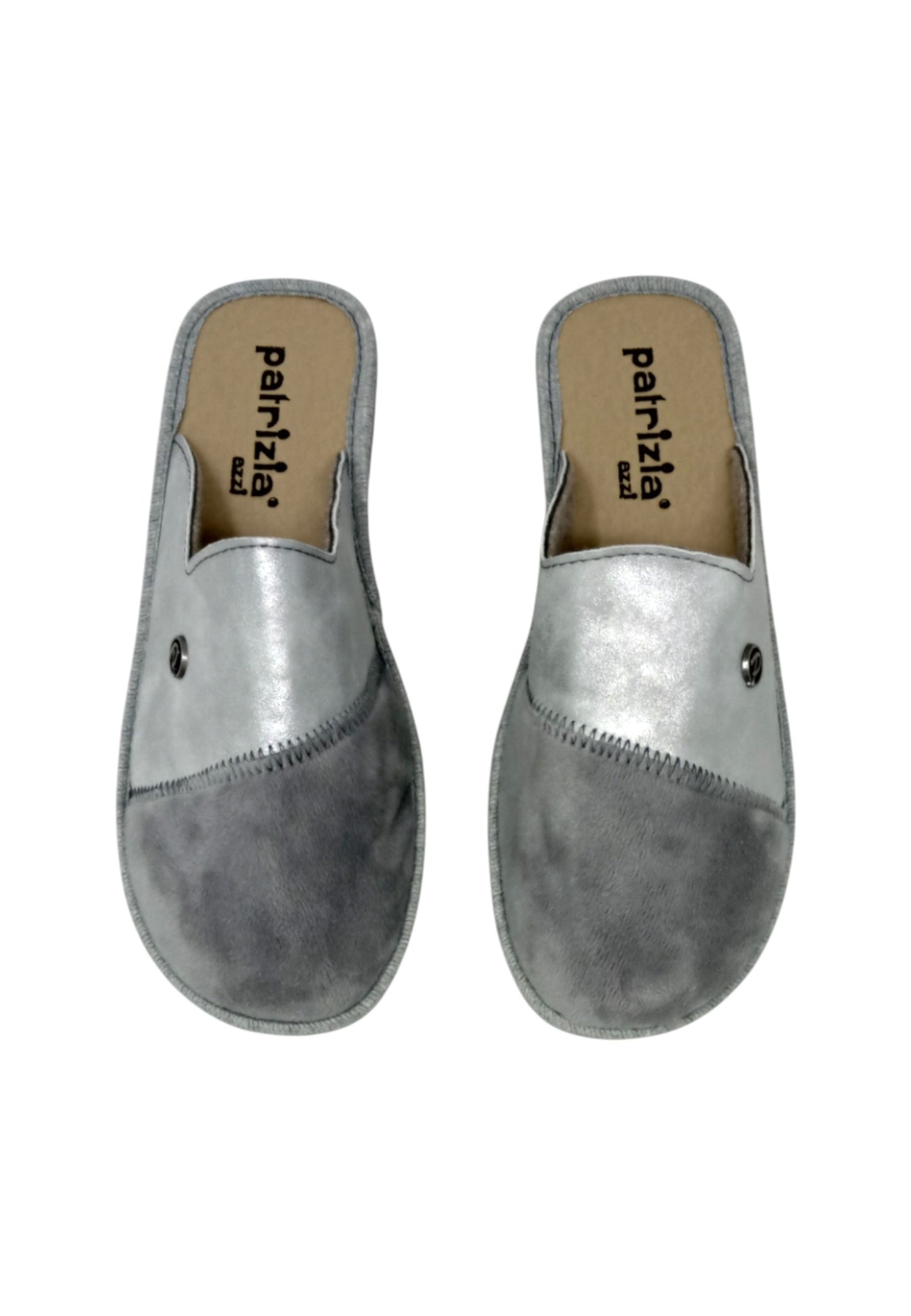 Pantofola PATRIZIA AZZI LIPARI72 GRIGIO/ARGENTO donna