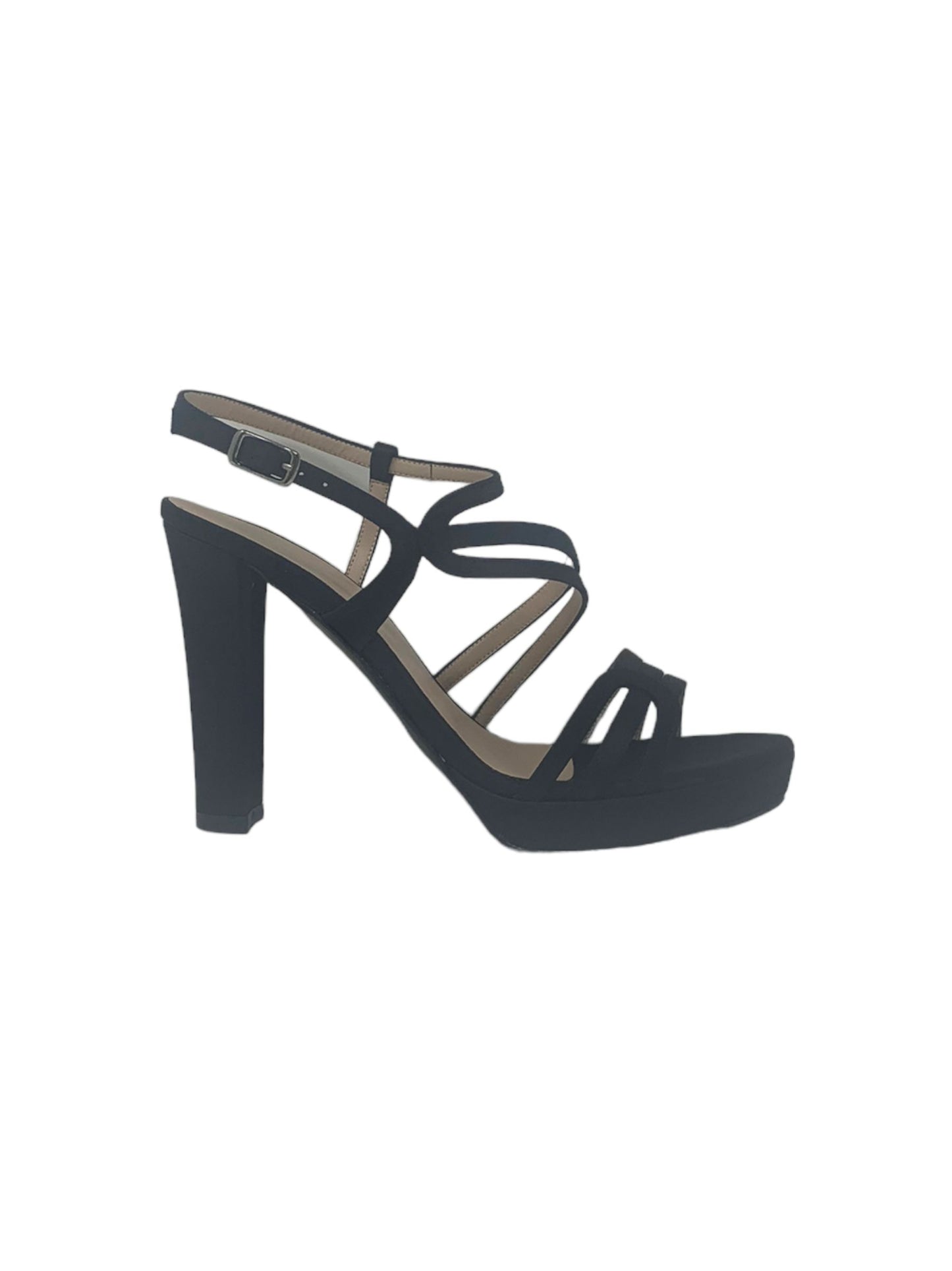 Sandalo col tacco JOEL A7358 SATIN NERO donna
