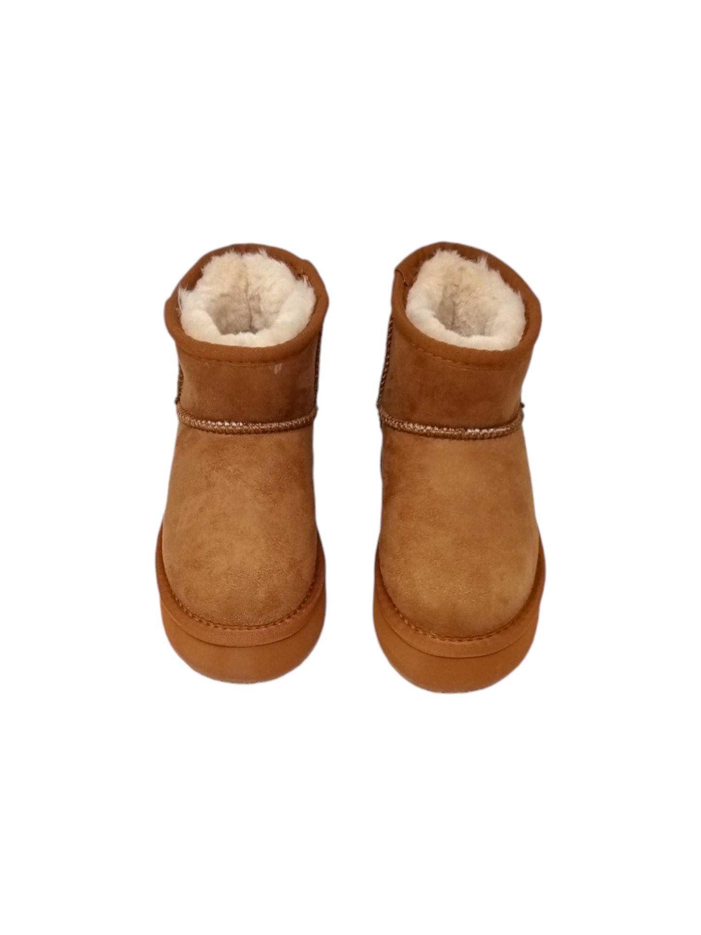Stivaletto con pelliccia GRUNLAND JR CRIS PO2145-I4 CUOIO bambina/ragazza