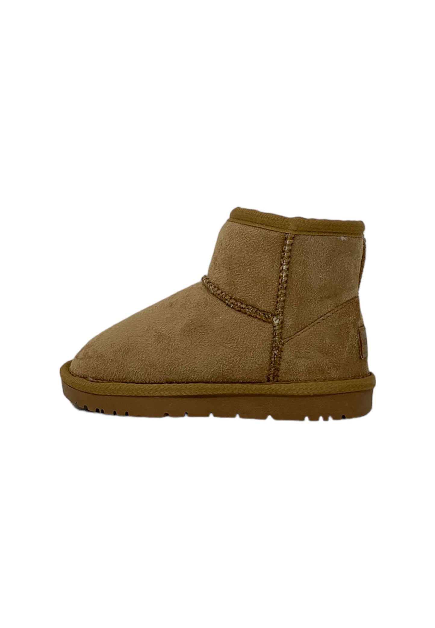 Stivaletto con pelliccia GRUNLAND JR CROMPO1633-14 CUOIO bambina