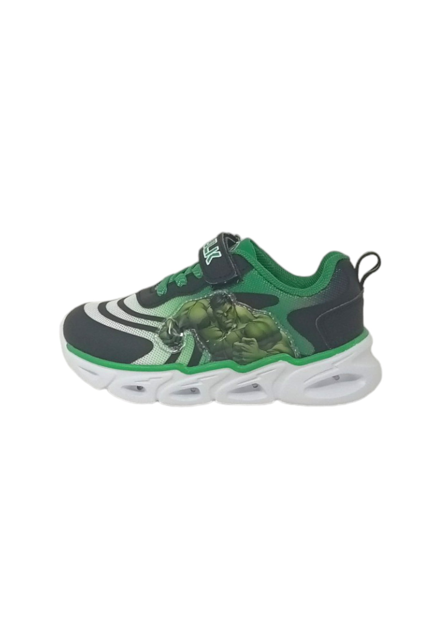 Sneaker con luci Silver Hulk R1010167T BLACK Bambino