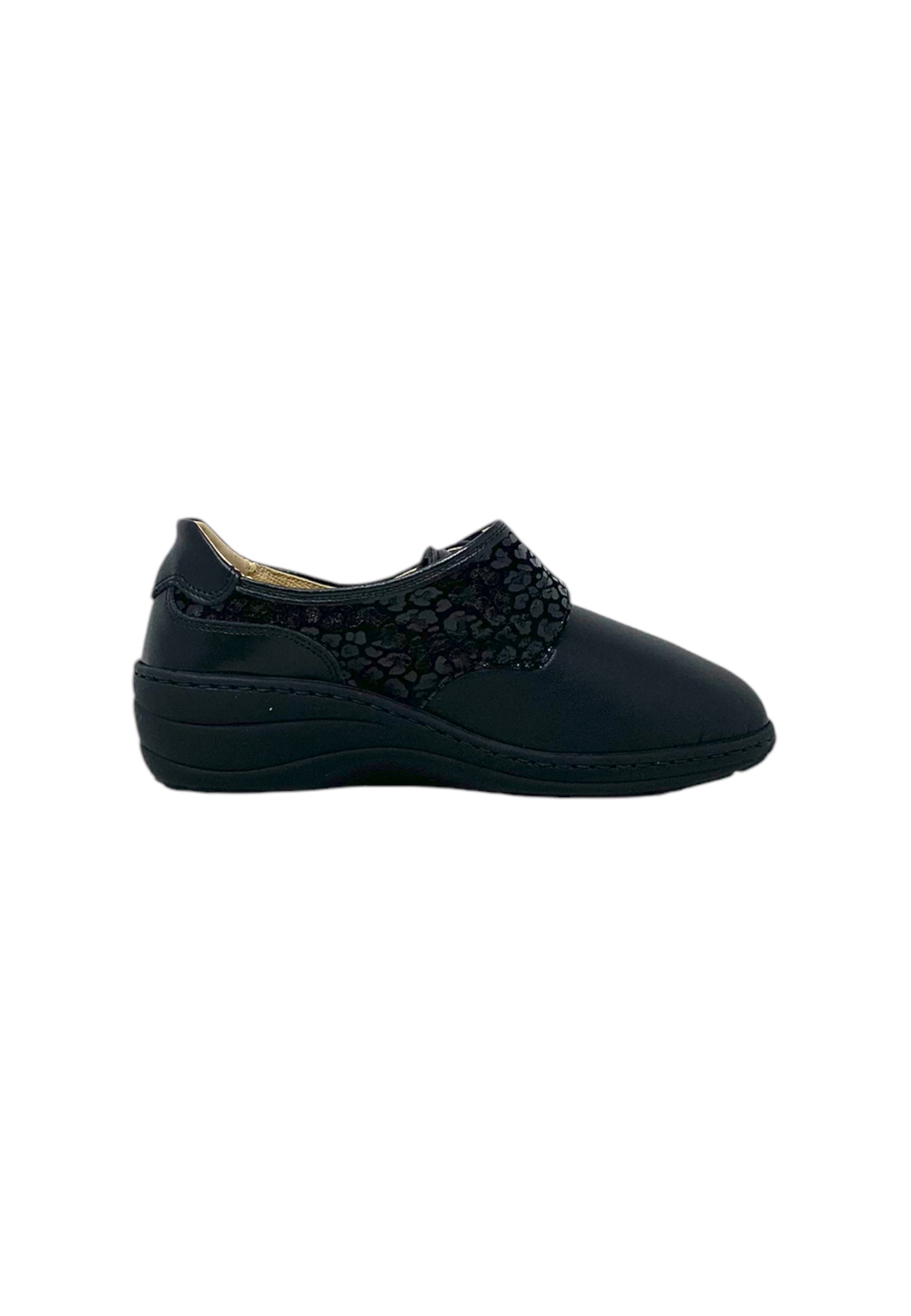 Mocassino linea comoda STILE DI VITA 7341 PARDO NERO Donna