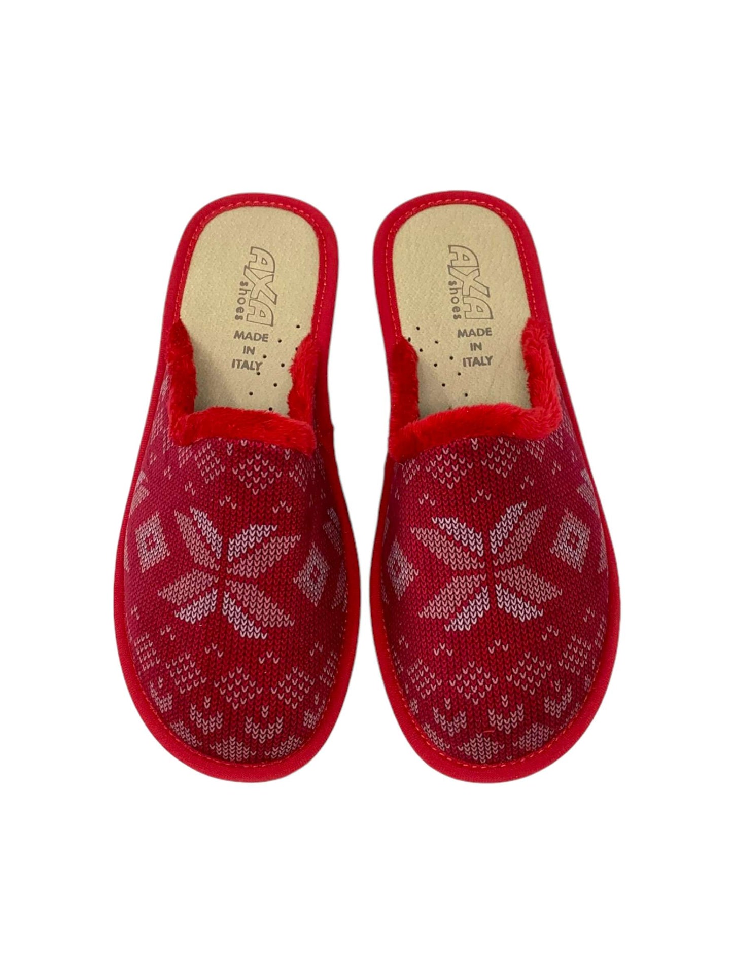 Pantofola da camera AXA 21148A ROSSO donna