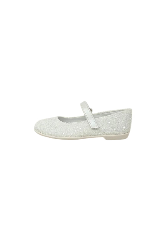 Italia Leone Ballerine Mary zip bianco Bambina/ragazza
