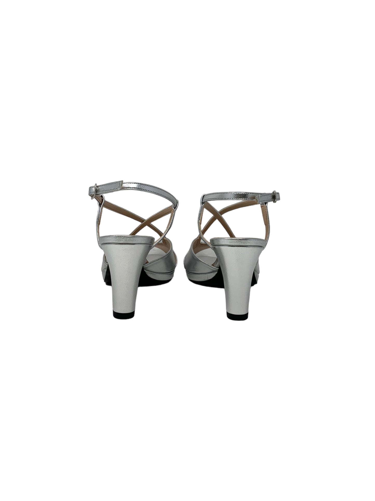 Sandalo col tacco JOEL A540 LIZ FIL ARGENTO donna