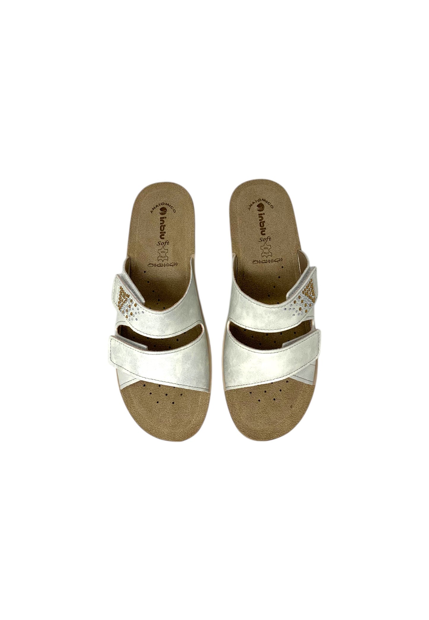 Ciabatta INBLU PV000009 BIANCO donna