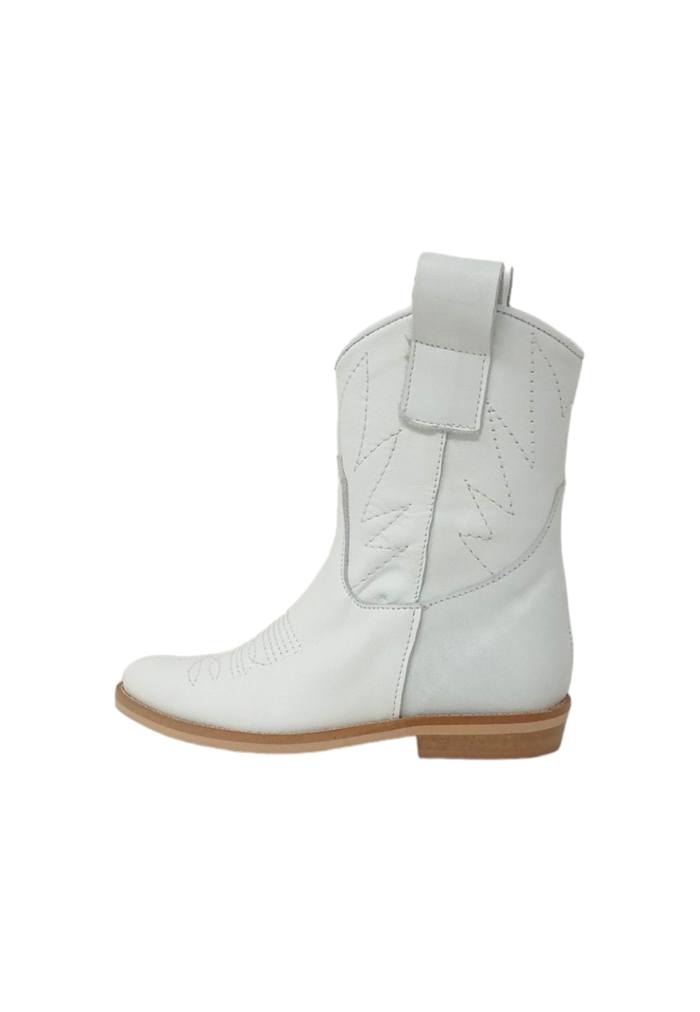Texani Made In Italy 104 vitello bianco bambina/ragazza